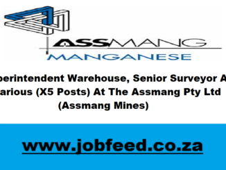 Assmang Mines Vacancies