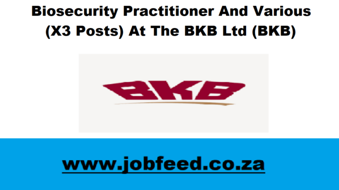 BKB Vacancies