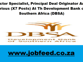 DBSA Vacancies