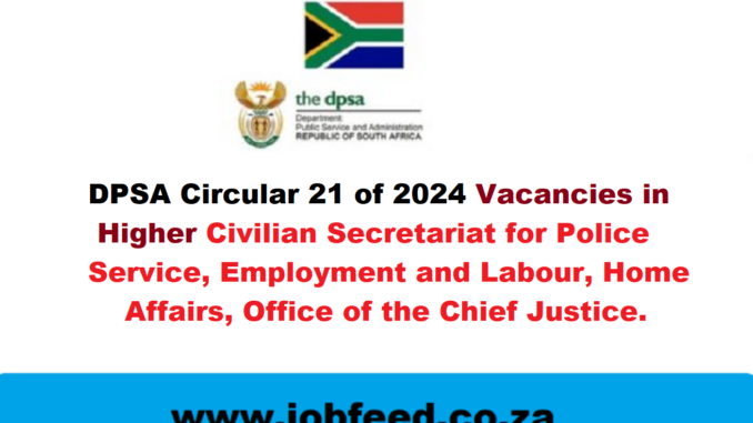 DPSA Circular 21 of 2024