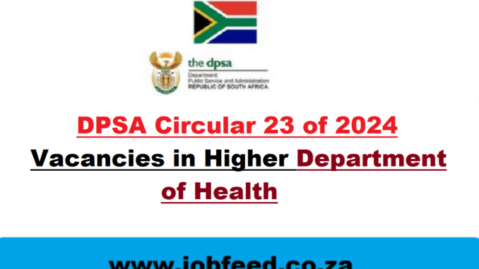 DPSA Circular 23 of 2024