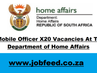 Department of Home Affairs Vacancies