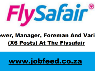 Flysafair Vacancies