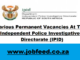 IPID Vacancies