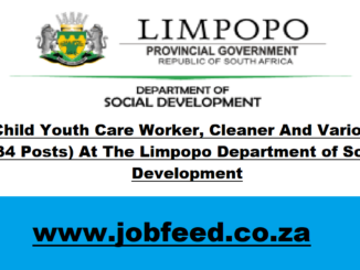 Limpopo Department of Social Development Vacancies