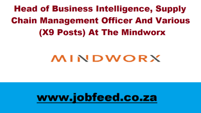 Mindworx Consulting Vacancies