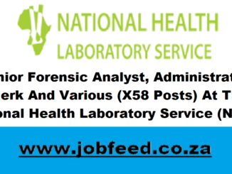 NHLS Vacancies