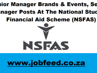 NSFAS Vacancies