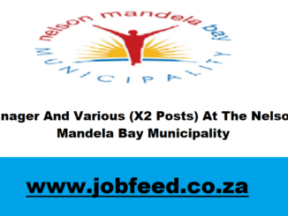 Nelson Mandela Bay Municipality Vacancies