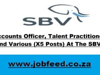 SBV Vacancies