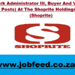 Shoprite Vacancies