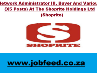 Shoprite Vacancies