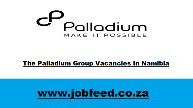 The Palladium Group Vacancies