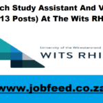 Wits RHI Vacancies