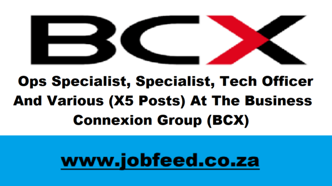 BCX Vacancies