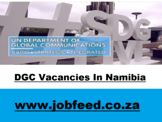 DGC Vacancies In Namibia