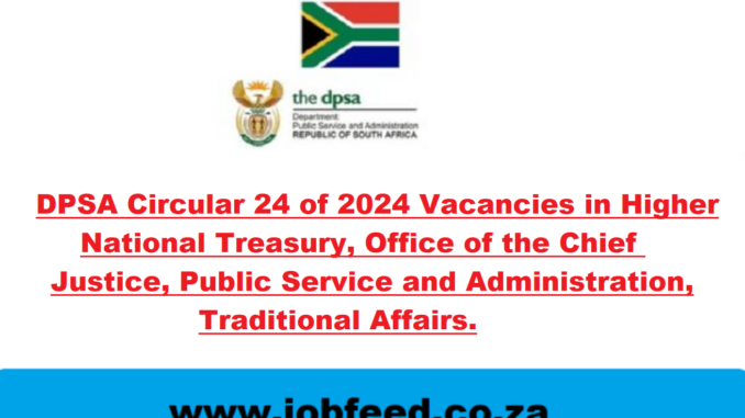 DPSA Circular 24 of 2024