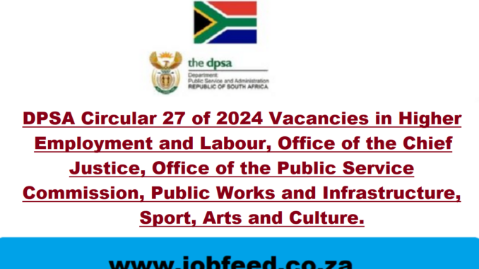 DPSA Circular 27 of 2024