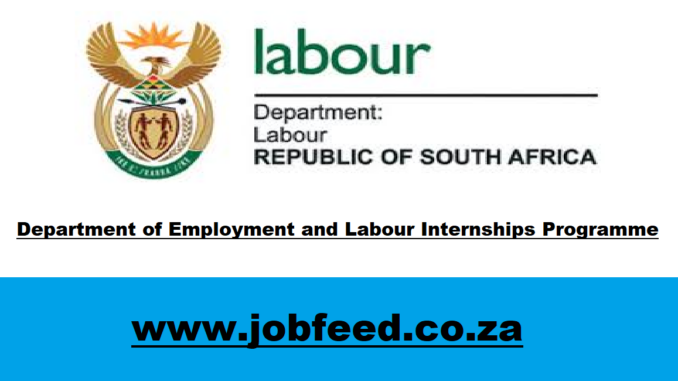 Department of Employment and Labour Internships Programme