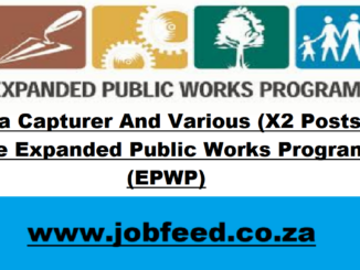 EPWP Vacancies