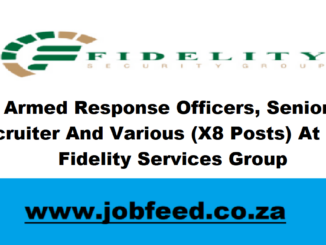 Fidelity Services Group Vacancies