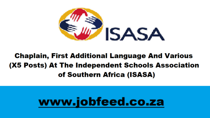 ISASA Vacancies