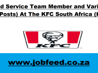 KFC Vacancies