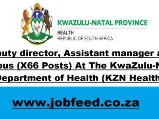 KZN Health Vacancies