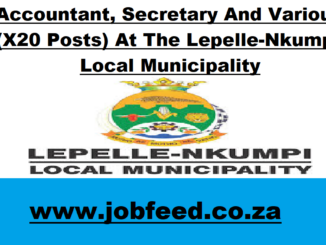 Lepelle-Nkumpi Local Municipality Vacancies