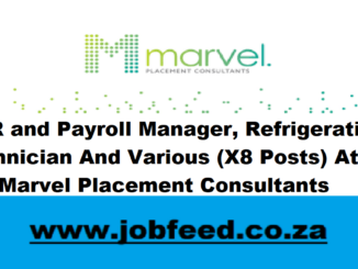 Marvel Placement Consultants Vacancies