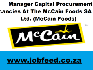 McCain Foods Vacancies