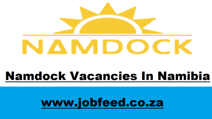 Namdock Vacancies