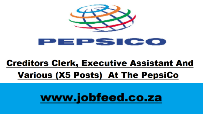 PepsiCo Vacancies