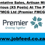 Premier FMCG Vacancies