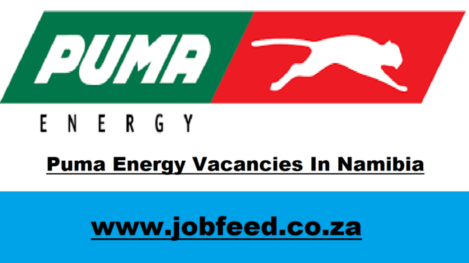 Puma Energy Vacancies In Namibia