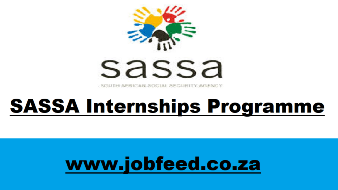 SASSA Internships Programme