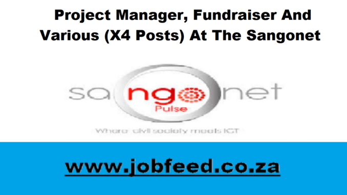 Sangonet Vacancies