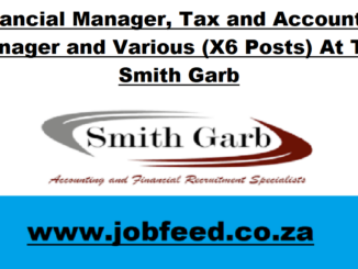 Smith Garb Vacancies