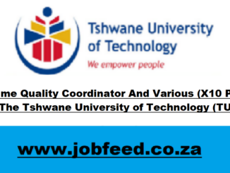 TUT Vacancies