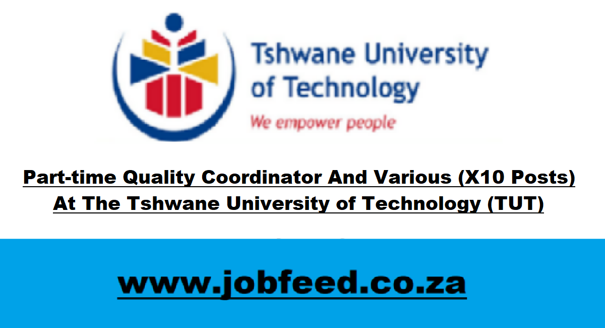 TUT Vacancies 2025: X39 Posts @www.tut.ac.za » Jobfeed.co.za