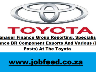 Toyota Vacancies