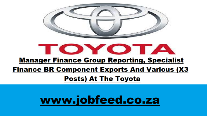 Toyota Vacancies