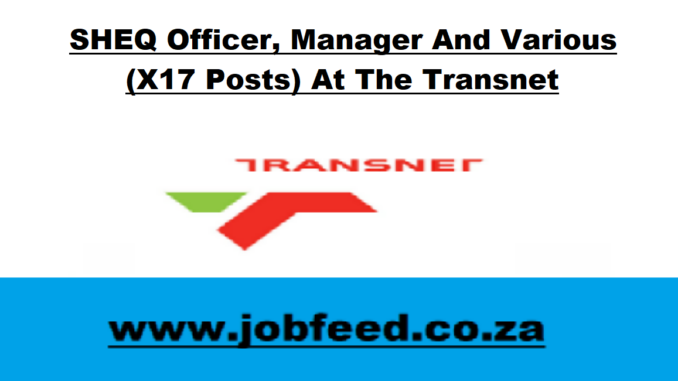 Transnet Vacancies