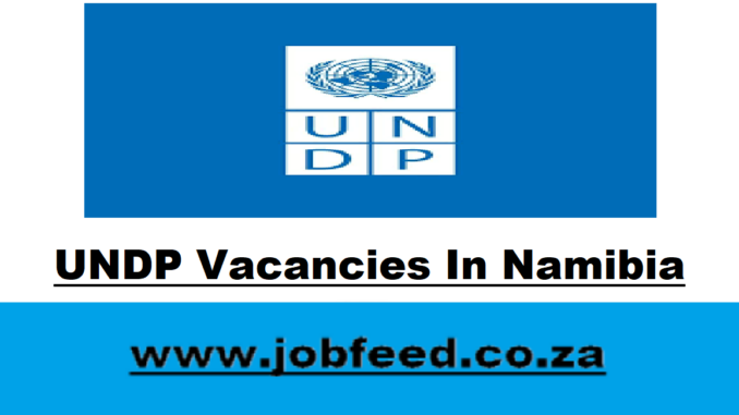 UNDP Vacancies In Namibia