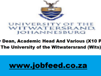 Wits Vacancies