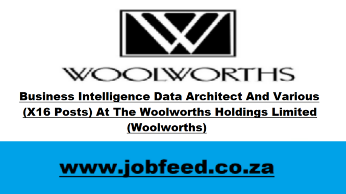 Woolworths Vacancies