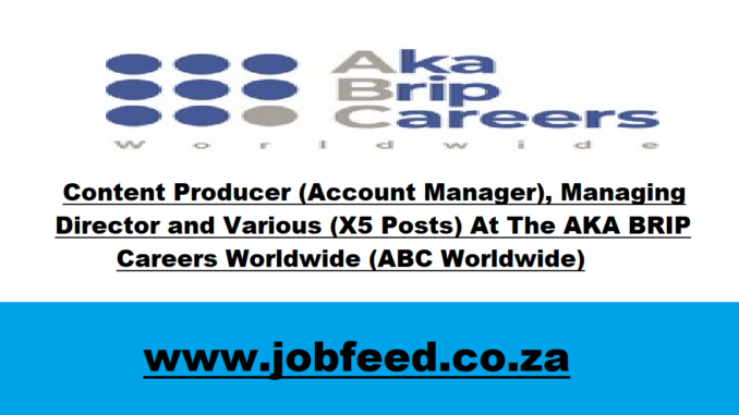 ABC Worldwide Vacancies