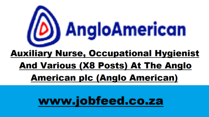 Anglo American Vacancies