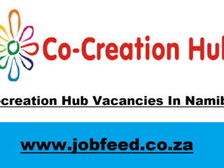 Co-creation Hub Vacancies In Namibia