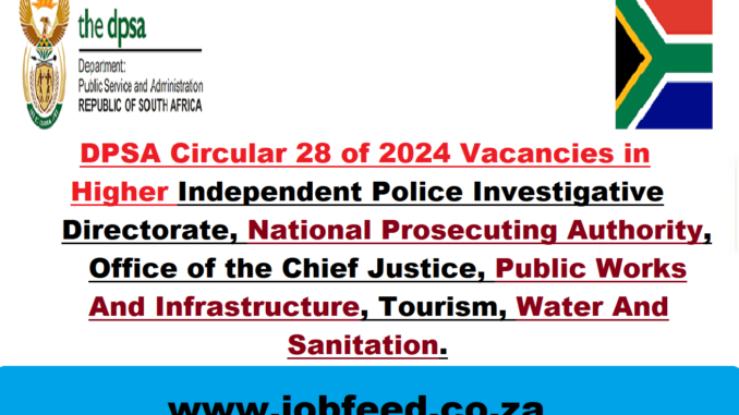 DPSA Circular 28 of 2024